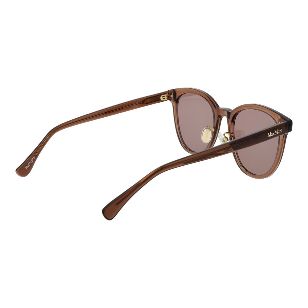 Max Mara Brown Acetate Women's Sunglasses