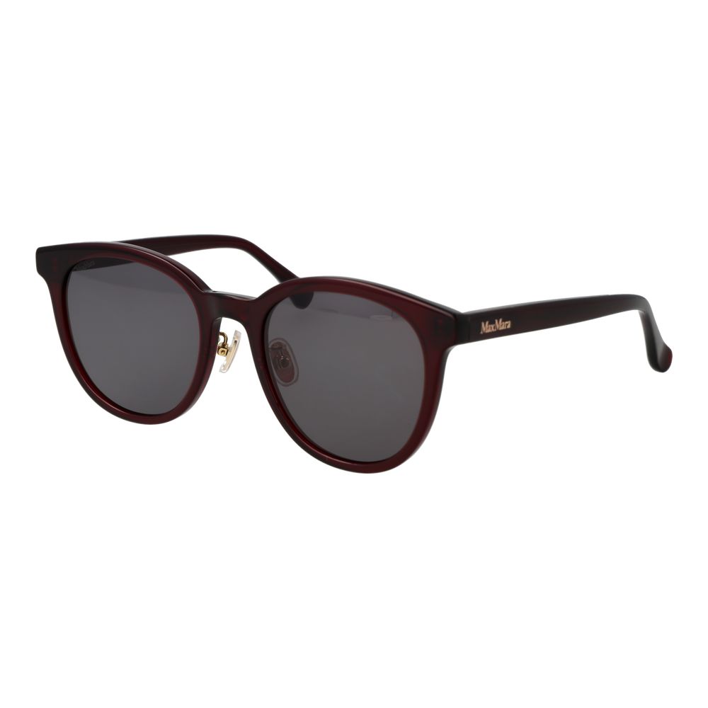 Max Mara Burgundy Acetate Women's Sunglasses