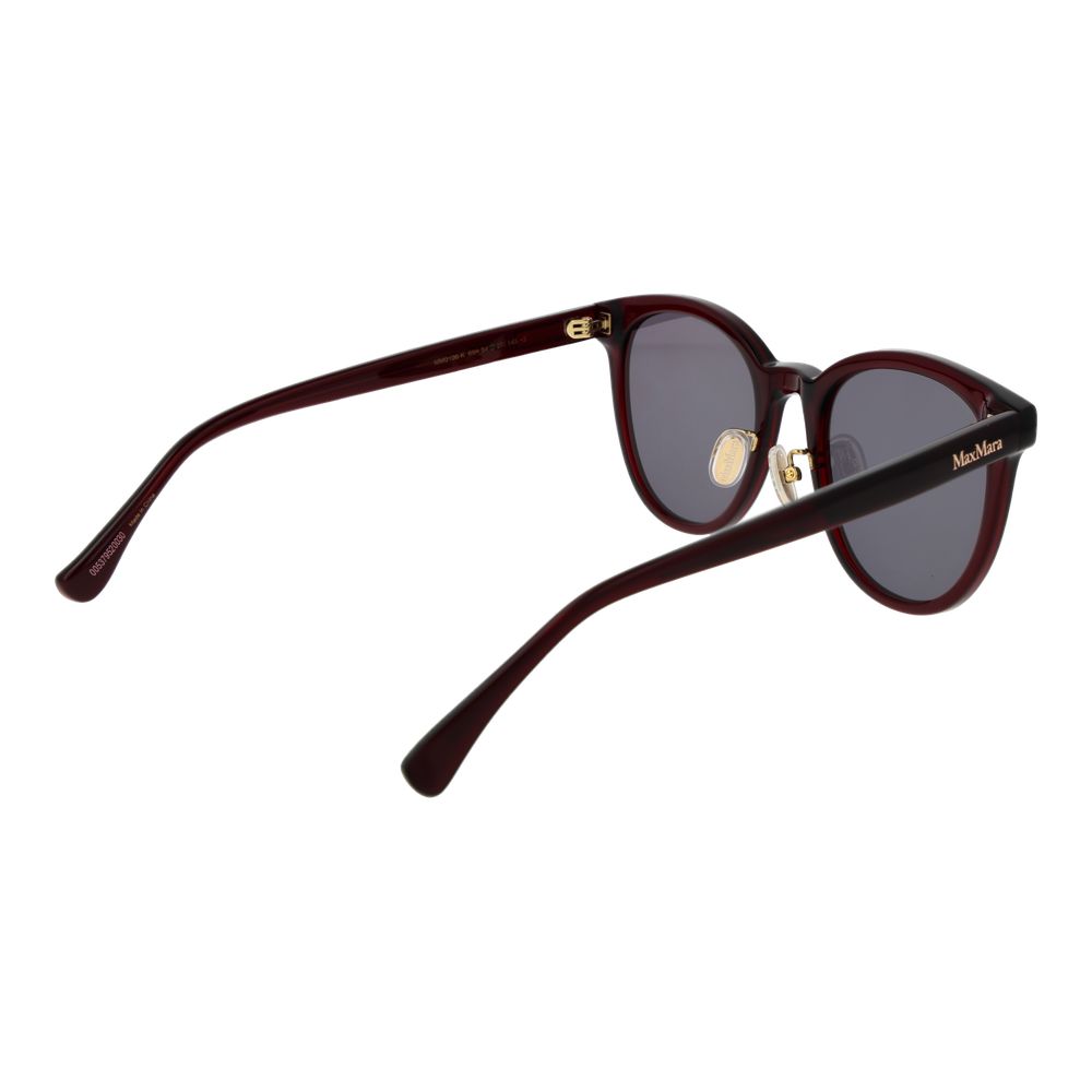 Max Mara Burgundy Acetate Women's Sunglasses