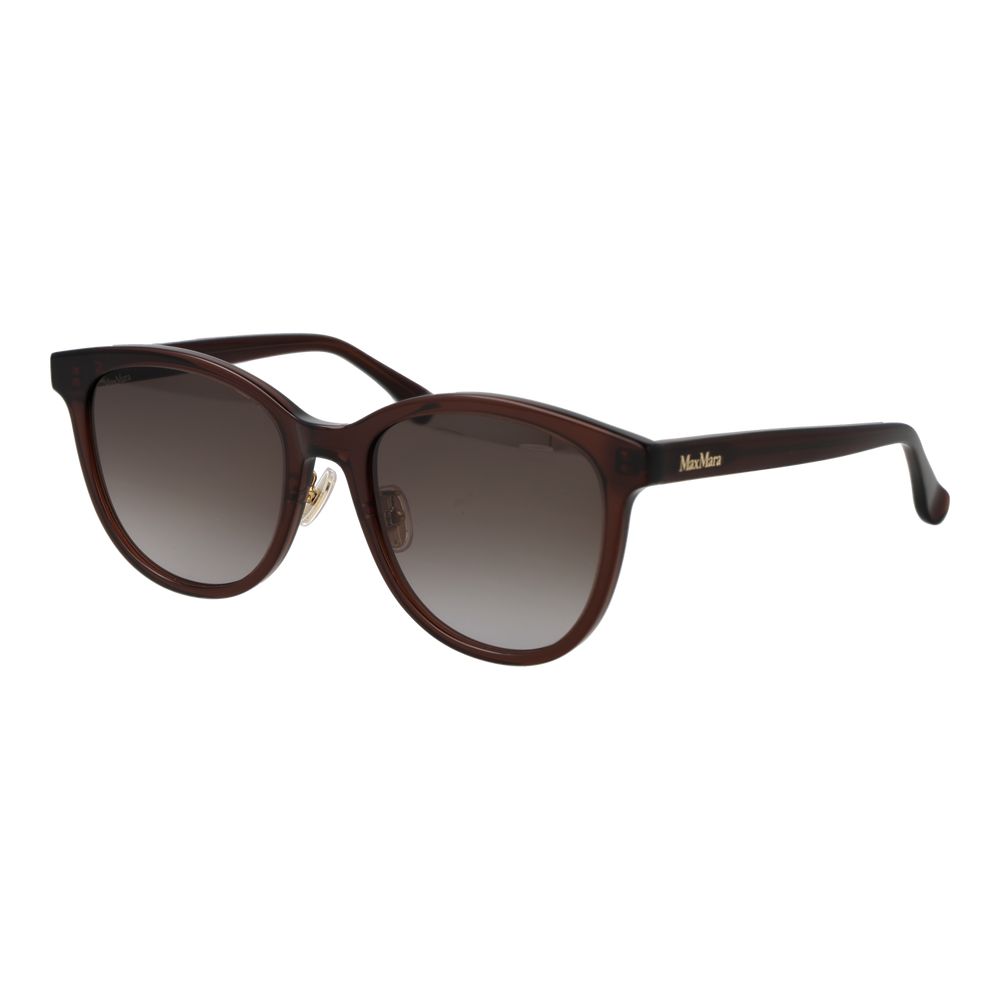 Max Mara Brown Acetate Women's Sunglasses