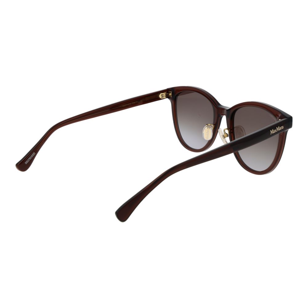 Max Mara Brown Acetate Women's Sunglasses