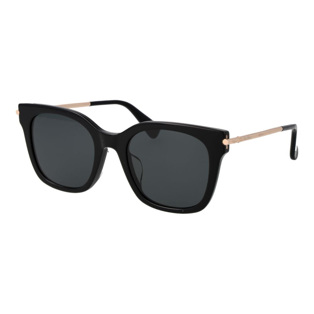 Max Mara Black Acetate Women's Sunglasses