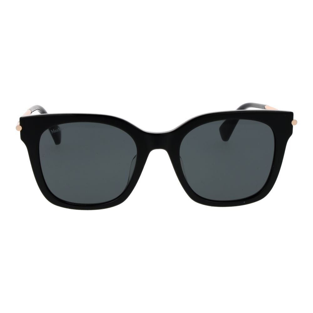 Max Mara Black Acetate Women's Sunglasses