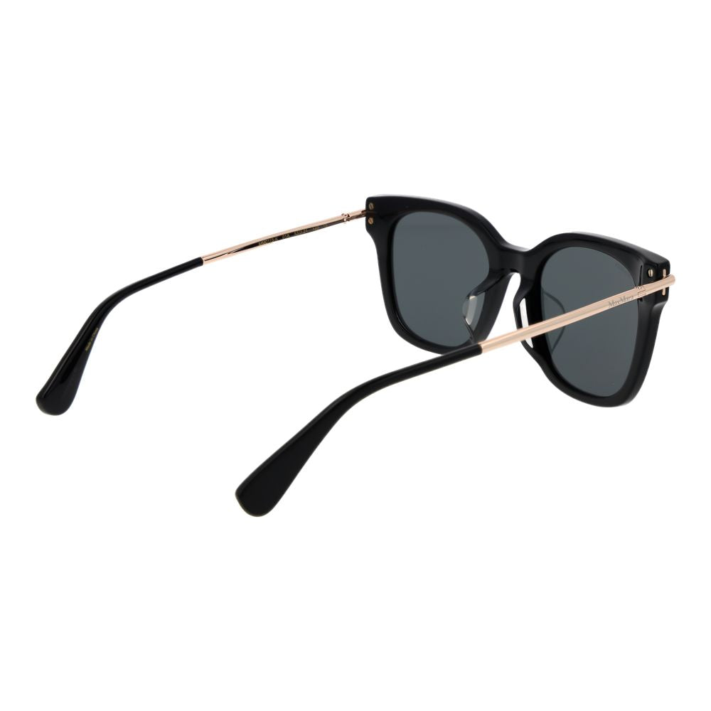 Max Mara Black Acetate Women's Sunglasses