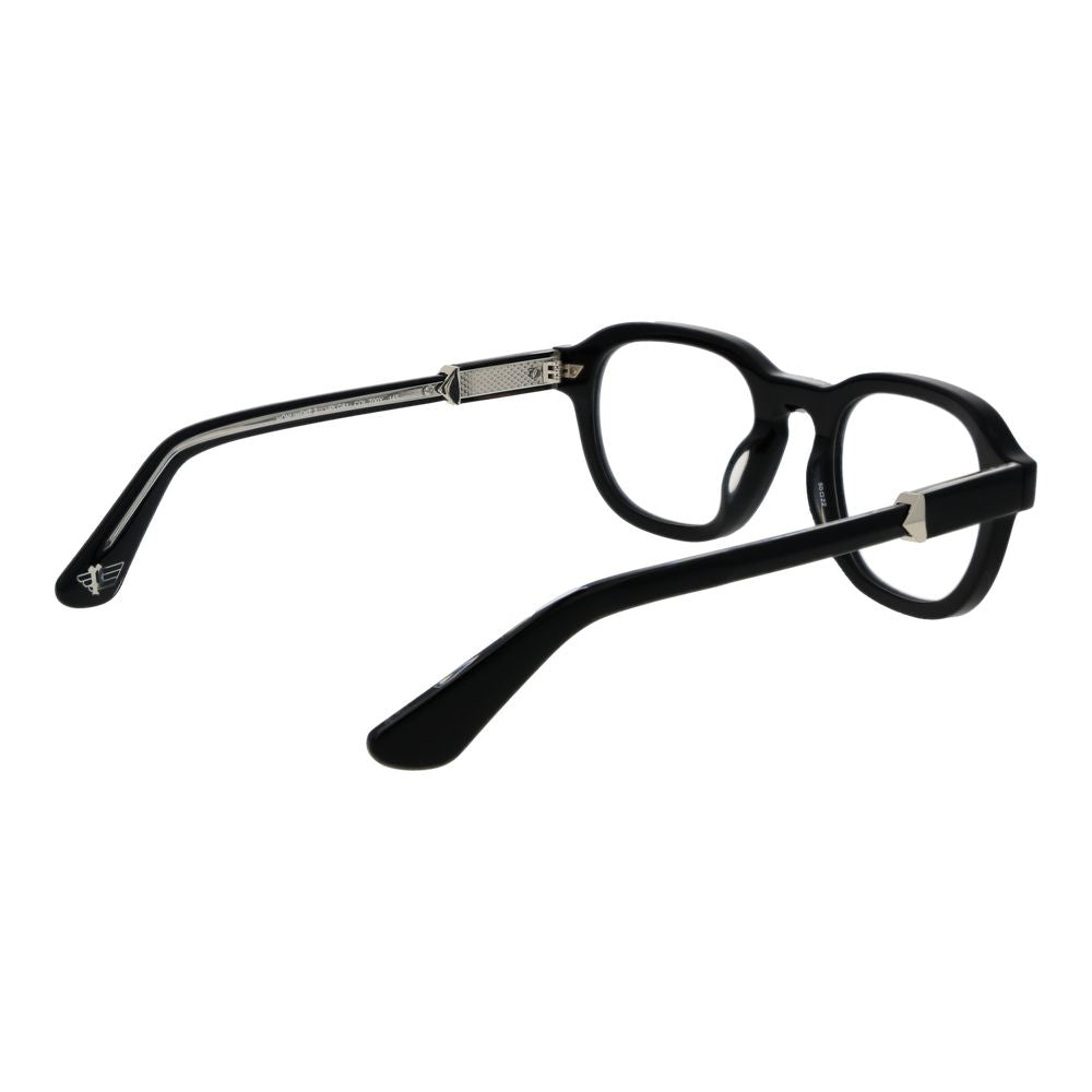 Police Black Cellulose Acetate Glasses Men's (Frames)