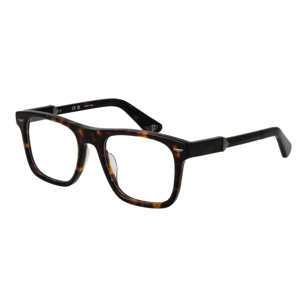 Police Brown Cellulose Acetate Glasses Men's (Frames)
