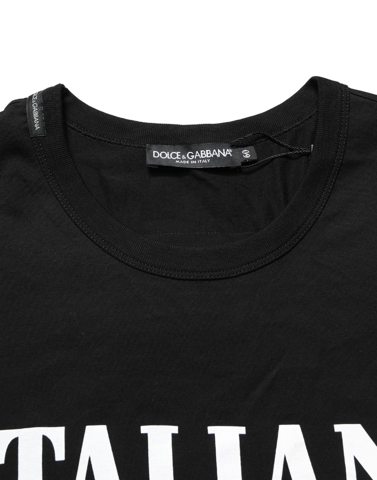 Dolce & Gabbana Black Camouflage Graphic Cotton Crewneck Men's T-shirt