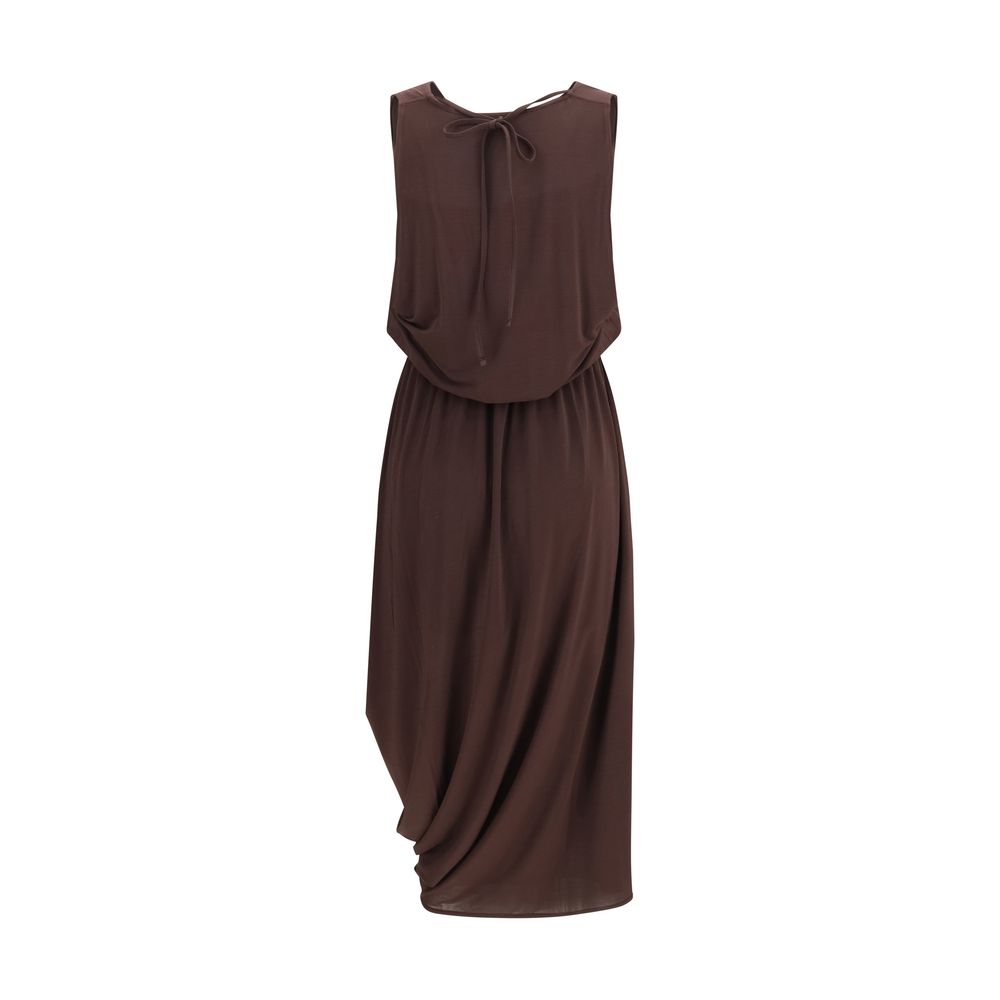 Lemaire Brown Viscose Casual Women's Dress