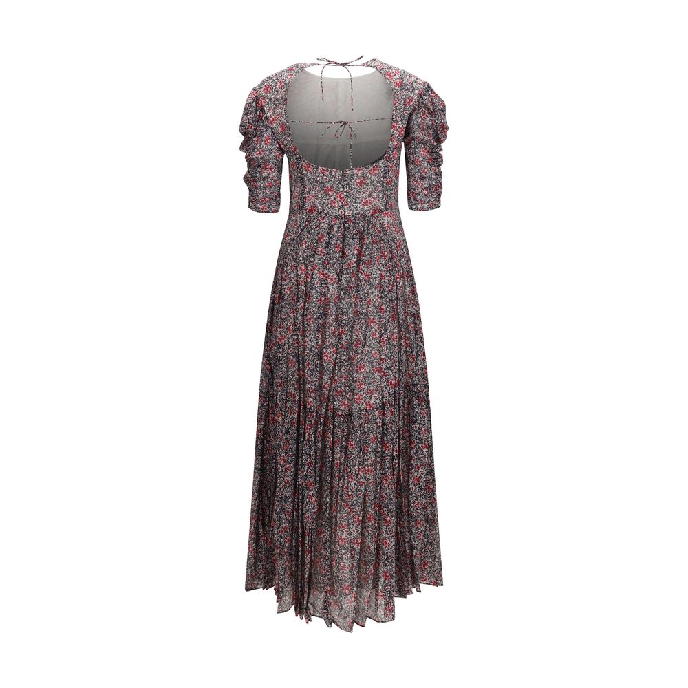 Isabel Marant Étoile Purple Cotton Casual Women's Dress