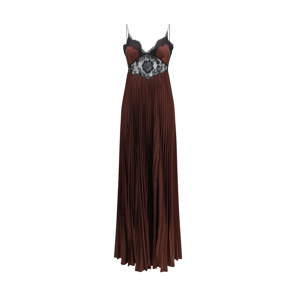 Self-Portrait Brown Polyester Casual Women's Dress