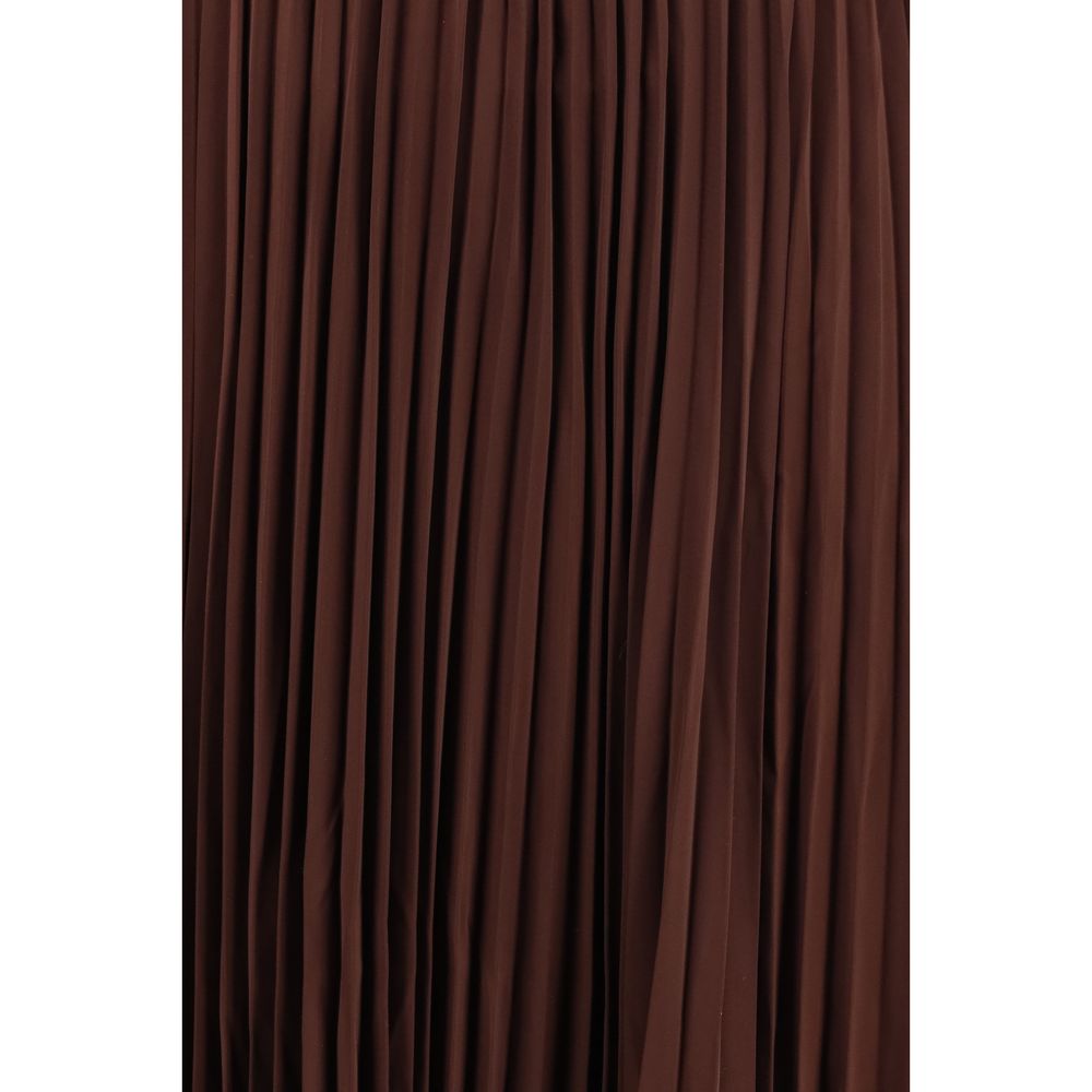 Self-Portrait Brown Polyester Casual Women's Dress