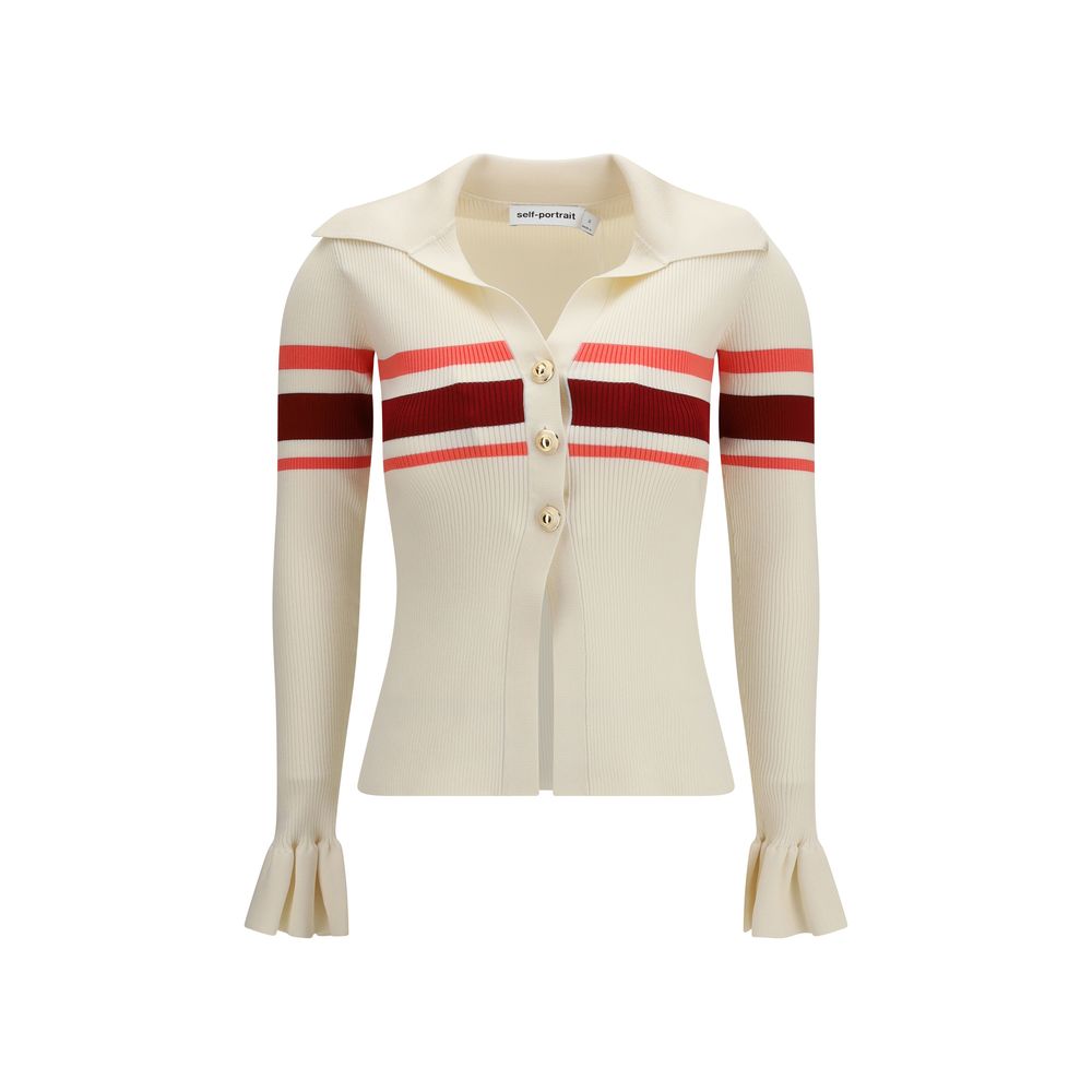 Self-Portrait Beige Viscose Women's Blouse