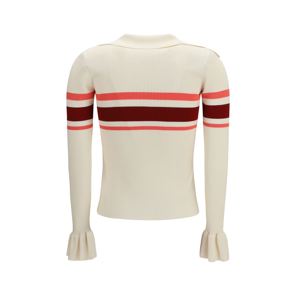 Self-Portrait Beige Viscose Women's Blouse