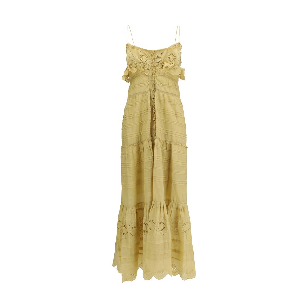 Isabel Marant Étoile Beige Cotton Casual Women's Dress