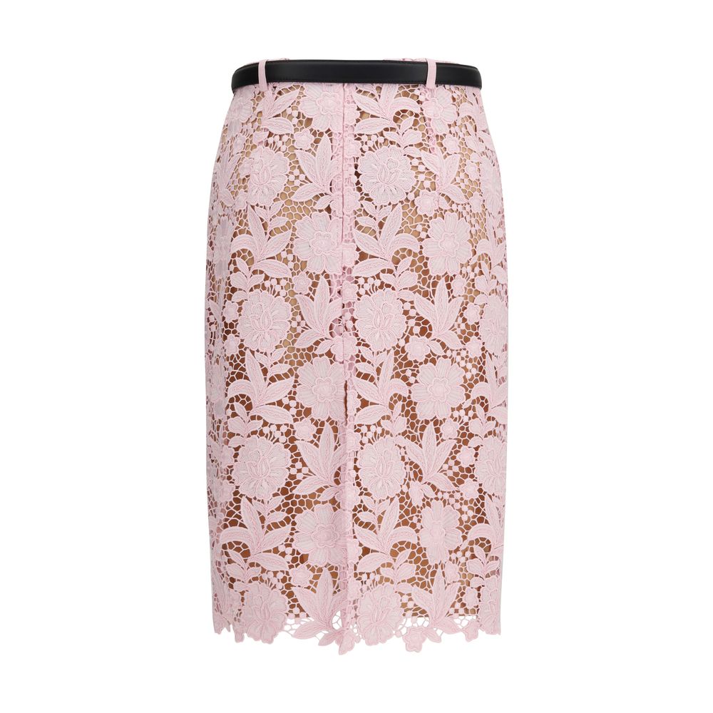 Self-Portrait Multicolor Polyester Midi Women's Skirt