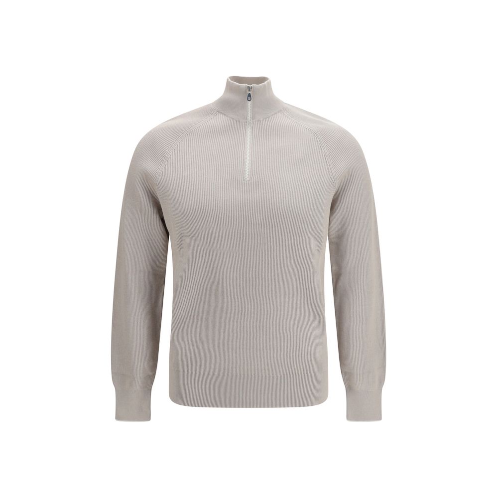 Brunello Cucinelli Beige Cotton Men's Sweatshirt