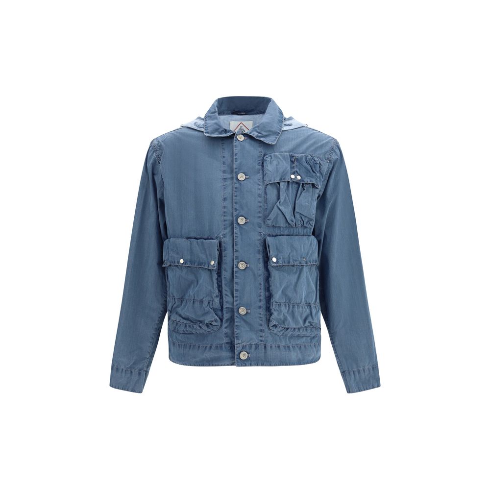 C.P. Company Blue Cotton Full-Length Men's Jacket