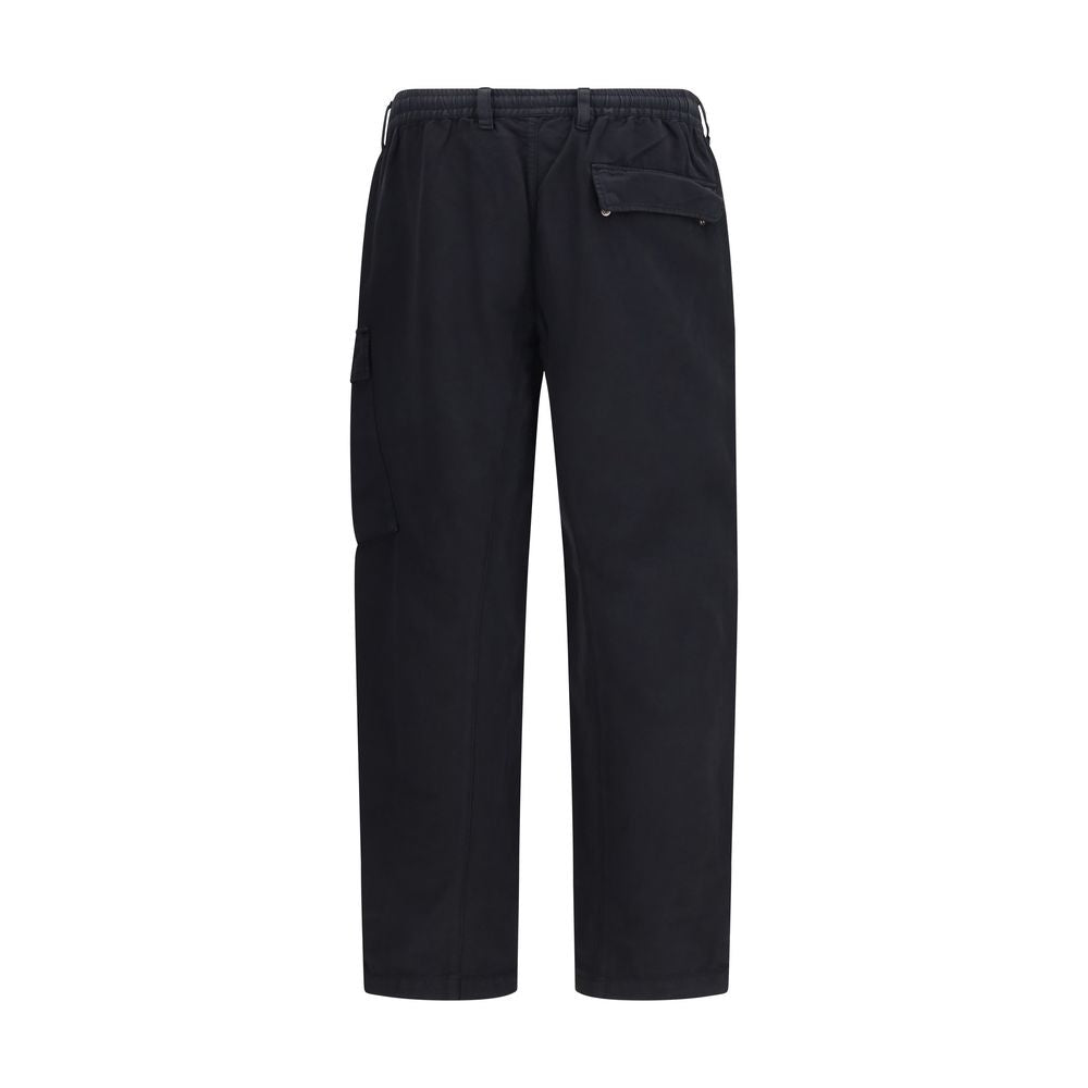 C.P. Company Black Cotton Cargo Men's Pants