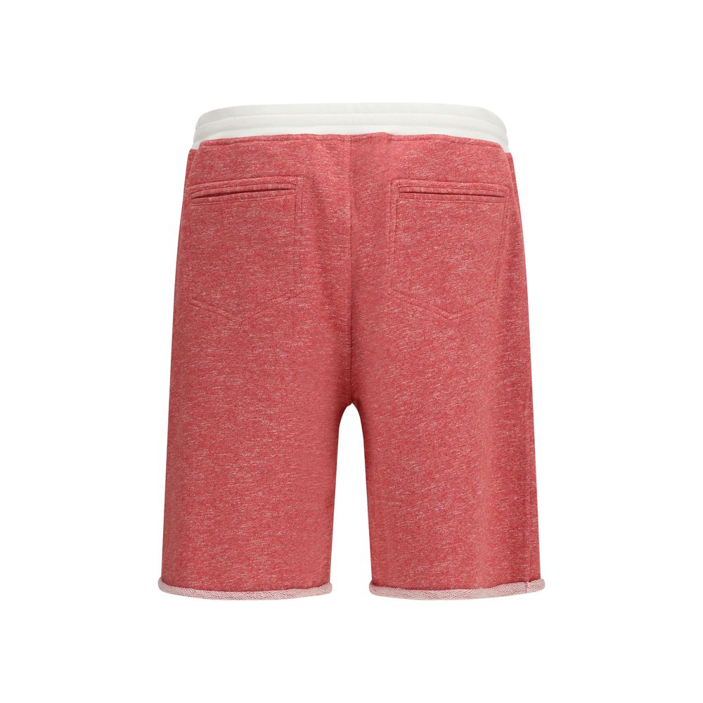 Brunello Cucinelli Multicolor Cotton Bermuda Men's Shorts
