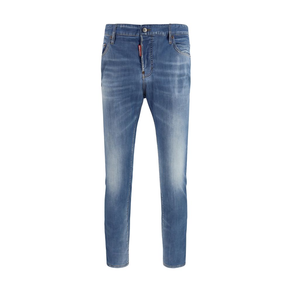 Dsquared² Blue Cotton Jeans Men's Denim