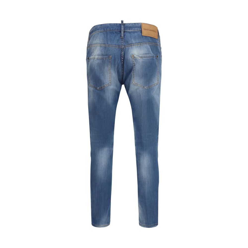 Dsquared² Blue Cotton Jeans Men's Denim