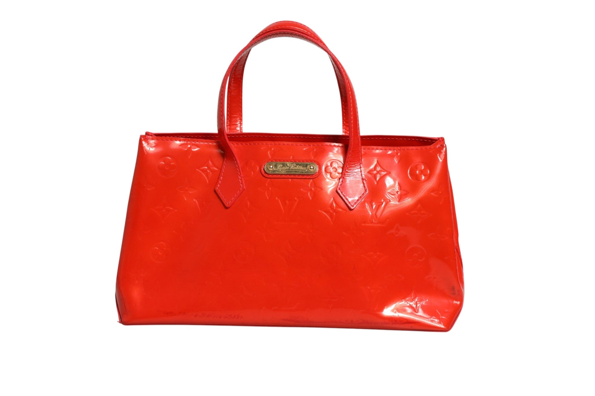 Louis Vuitton Red Monogram Vernis Wilshire Women's PM (Pre-Owned)