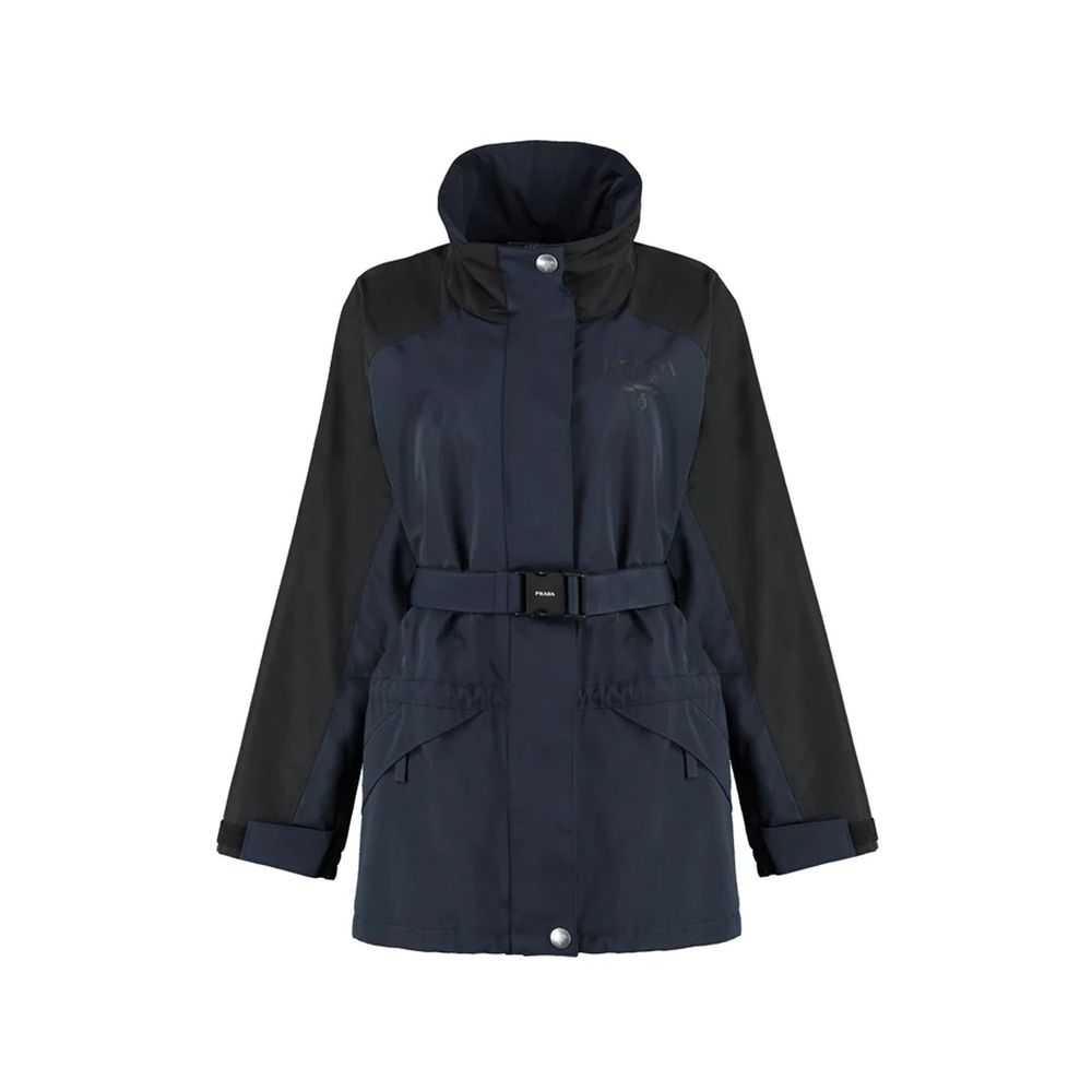 Prada Blue Polyamide Shell Women's Jacket