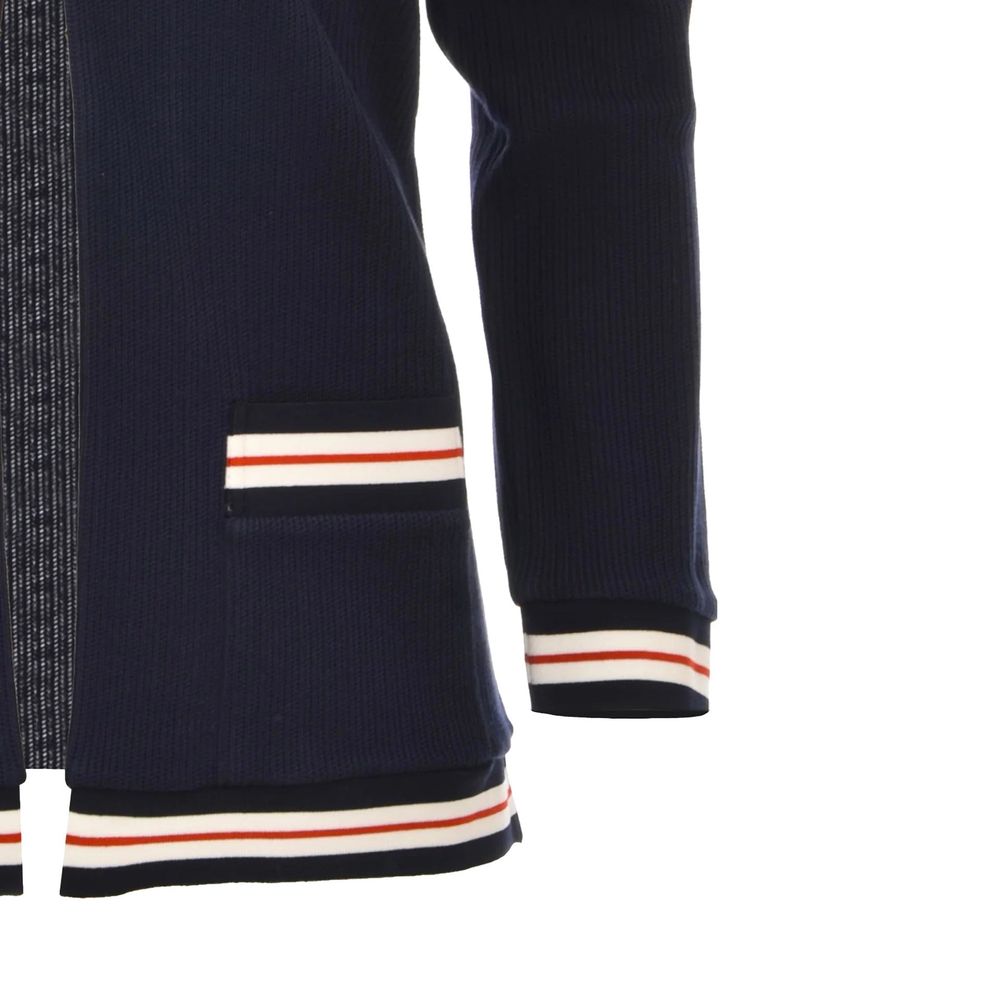 Thom Browne Blue Cotton Women's Cardigan