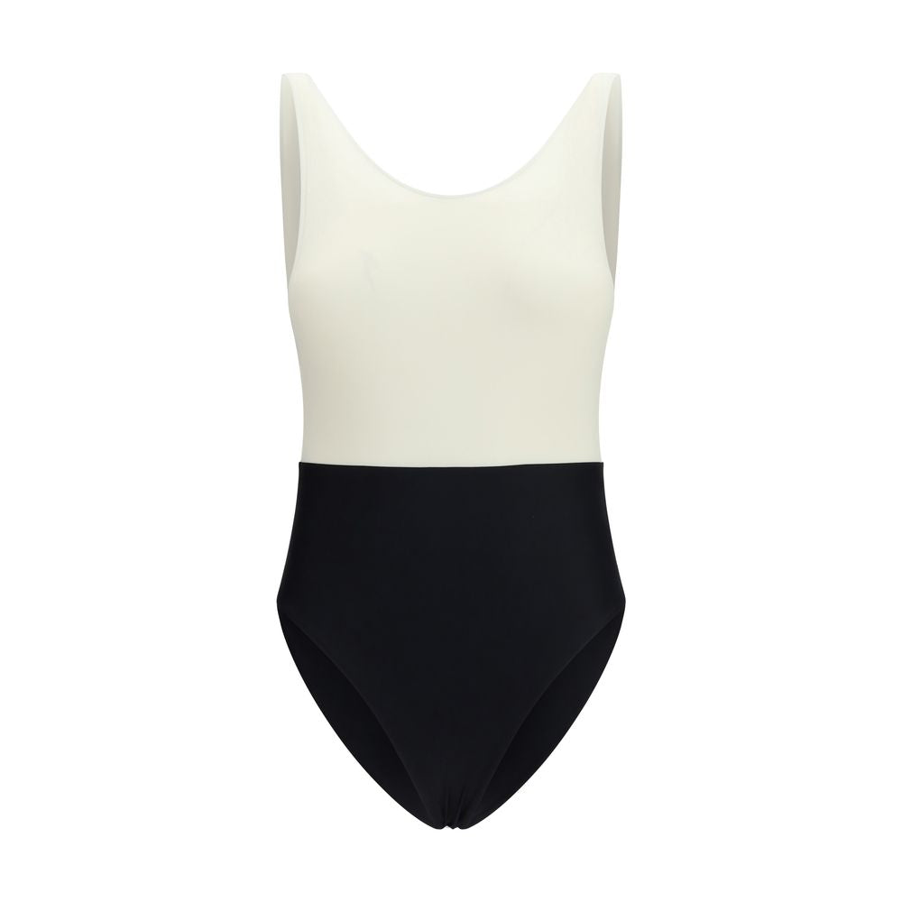 Ami Paris Multicolor Polyamide One-Piece Women's Swimsuit