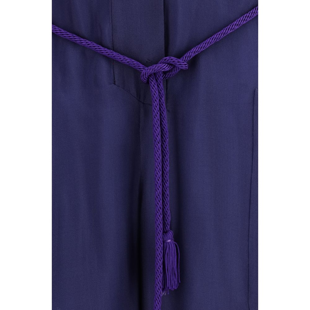 Giorgio Armani Blue Viscose Women's Jumpsuit