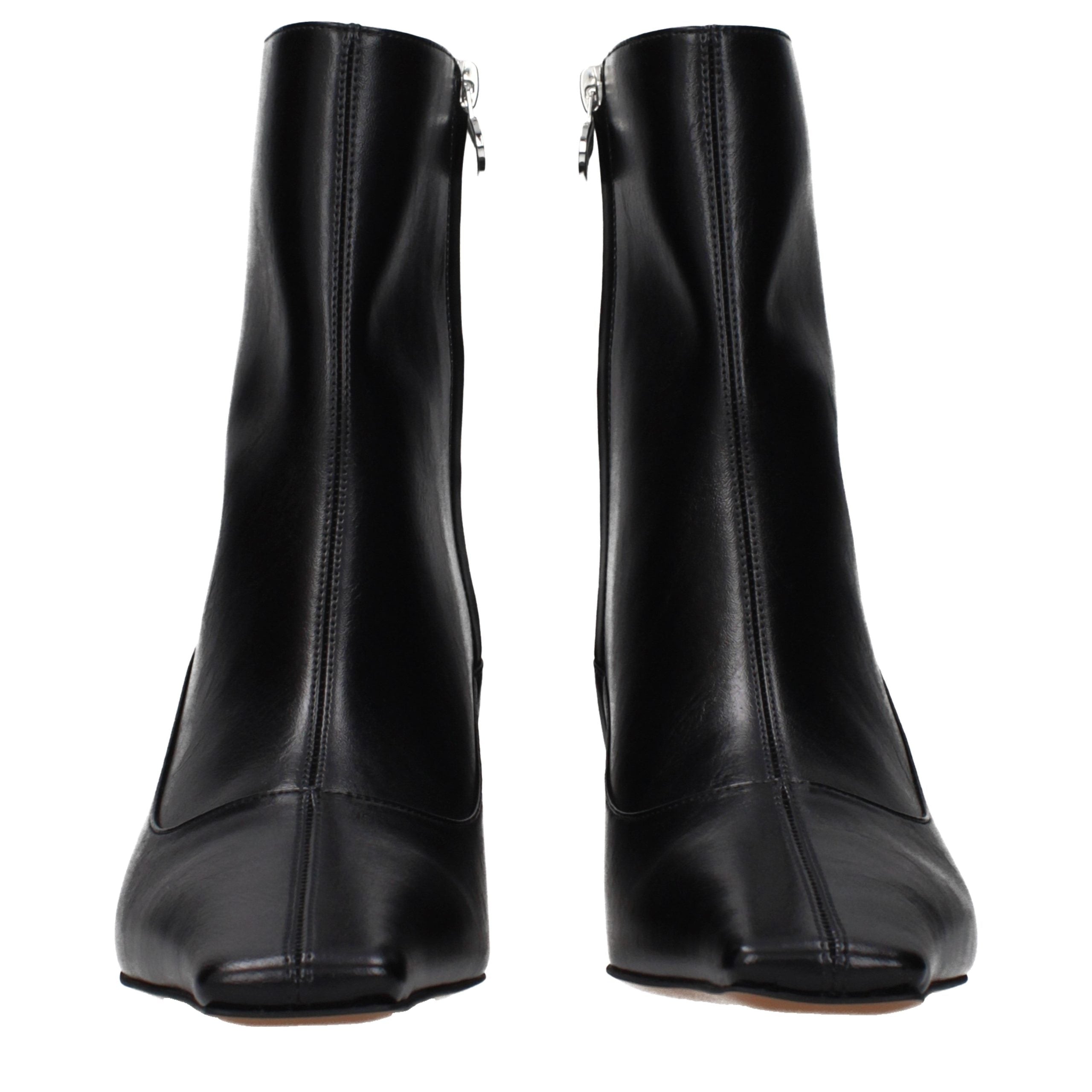 Stella McCartney Black Leather Ankle Women's Boots