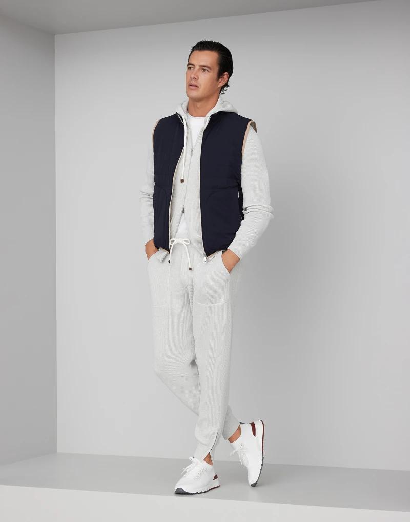 Brunello Cucinelli Multicolor Polyamide Sleveless Men's Jacket