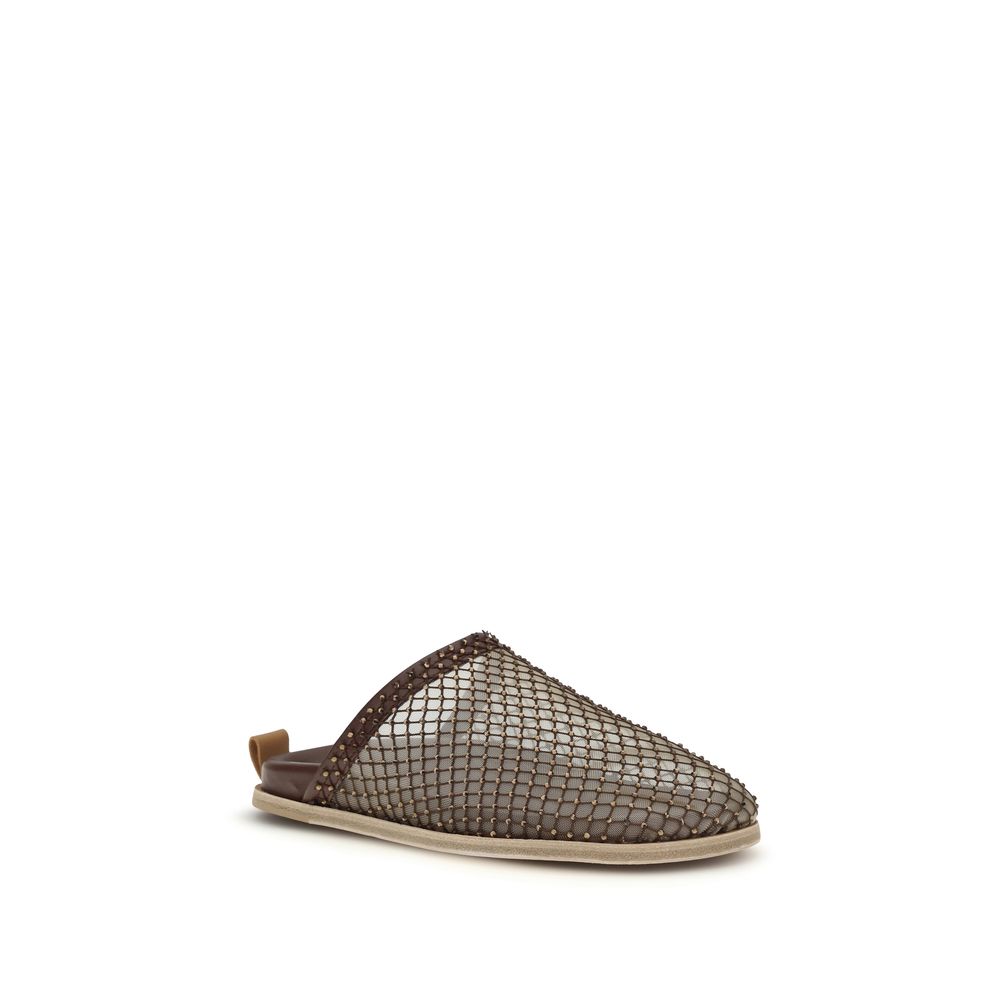 Forte_Forte Brown Calf Leather Bos Taurus Women's Mules