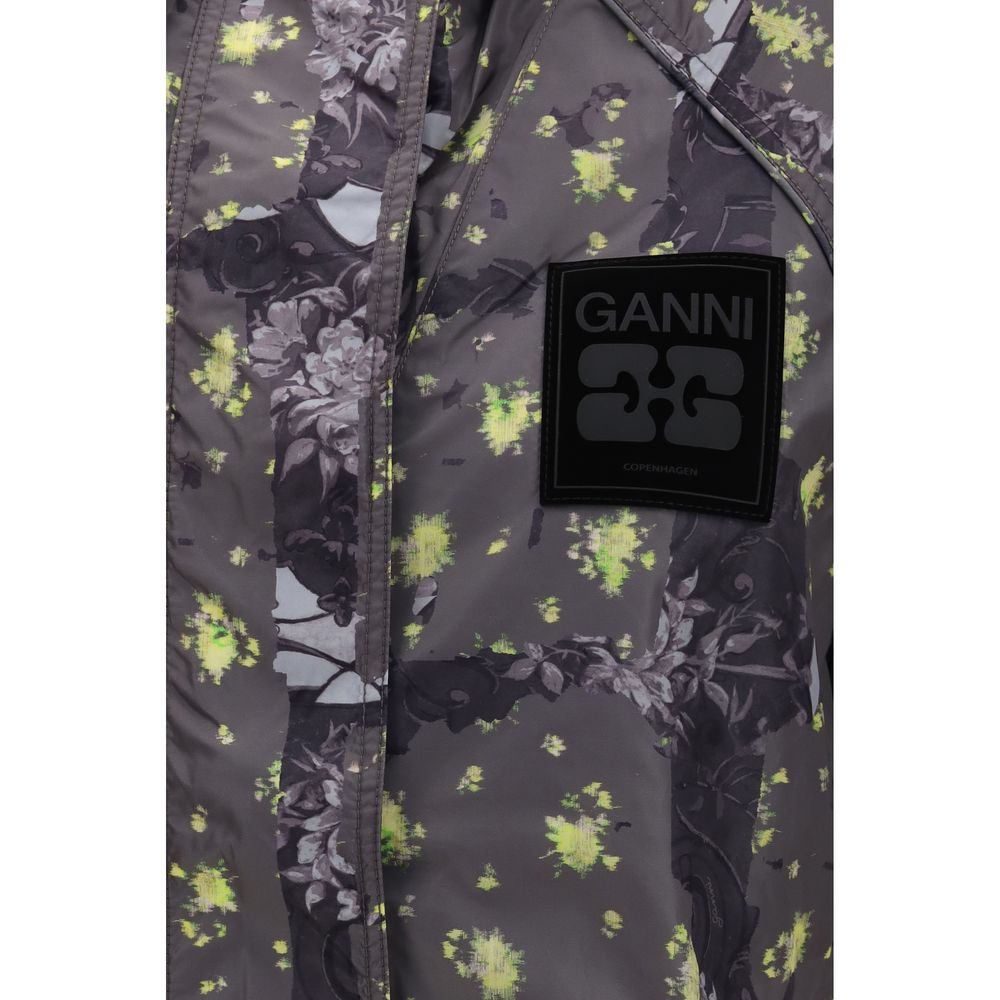 Ganni Multicolor Nylon Shell Women's Jacket