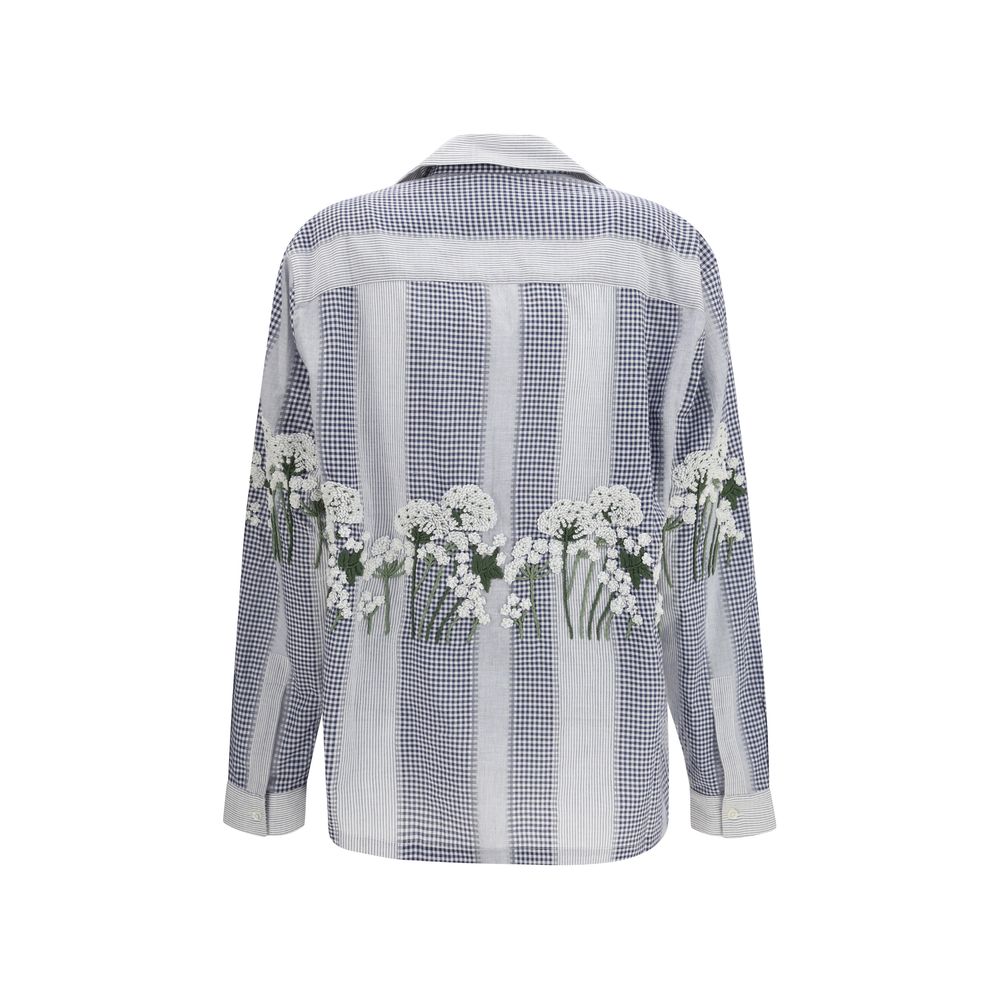Baziszt Multicolor Cotton Pattern Women's Shirt