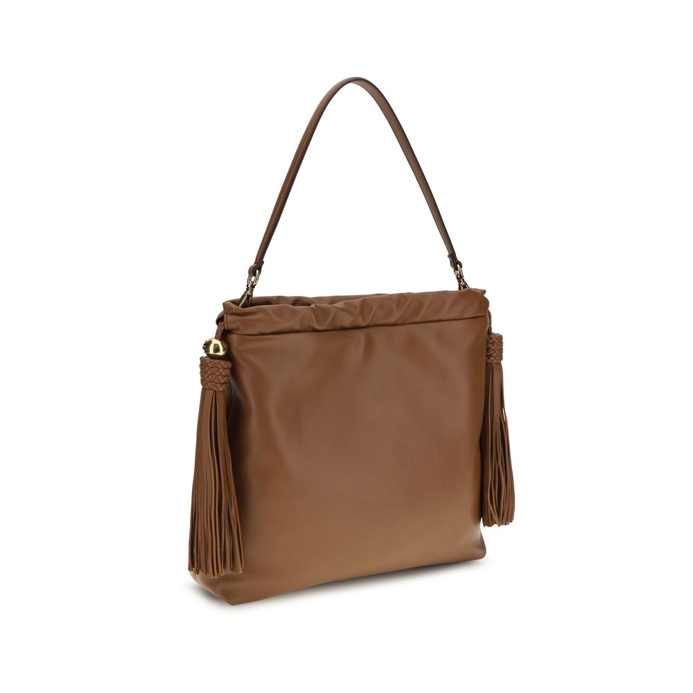 Etro Brown Lamb Ovis Aries Aries Shoulder Women's Bag