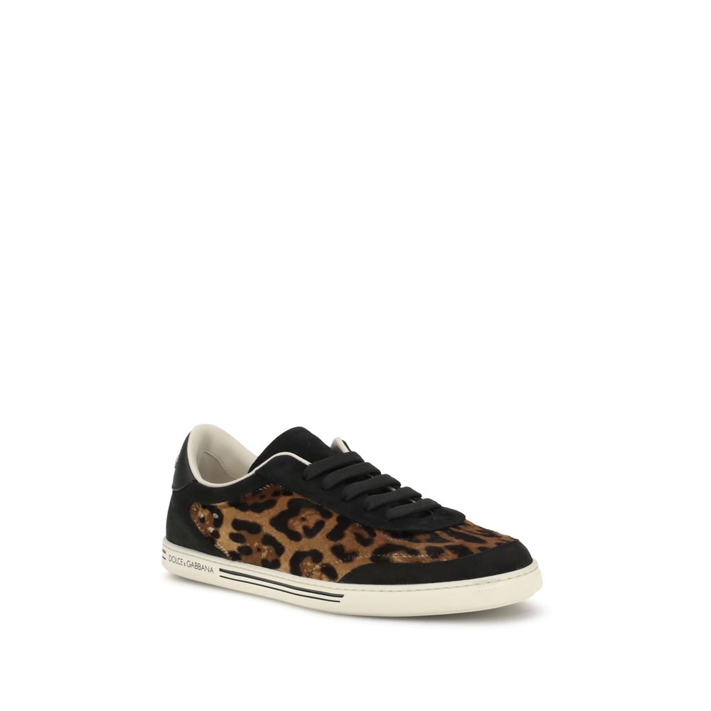 Dolce & Gabbana Multicolor Lamb Ovis Aries Aries Men's Sneakers
