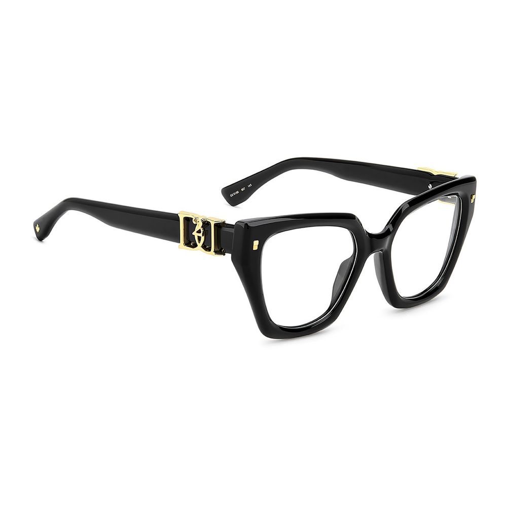 Dsquared² Black Acetate Glasses Women's (Frames)