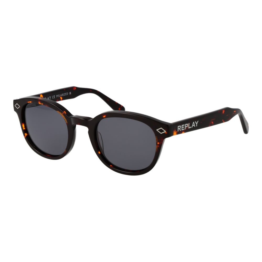 Replay Brown Acetate  Sunglasses