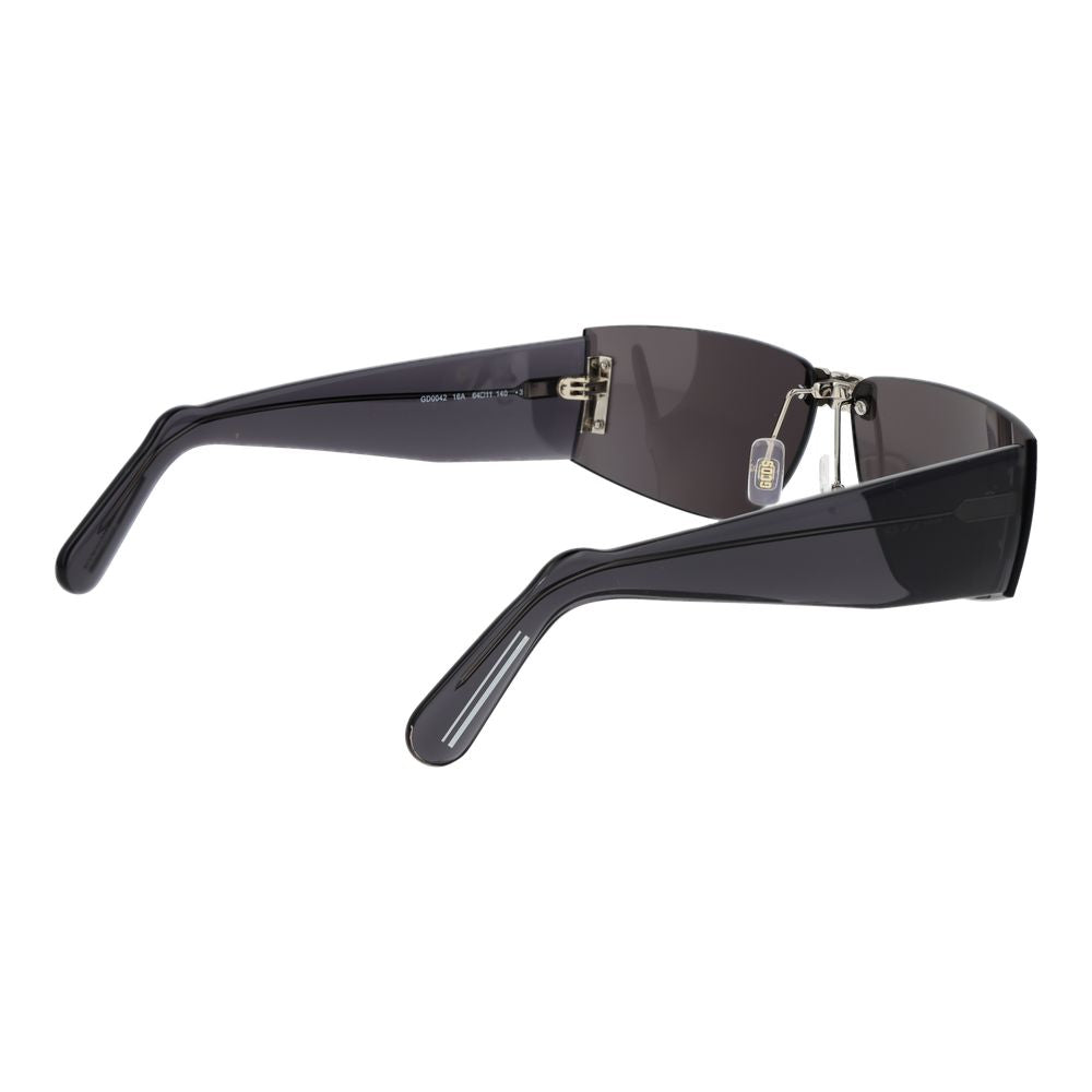 GCDS Black Plastic  Sunglasses