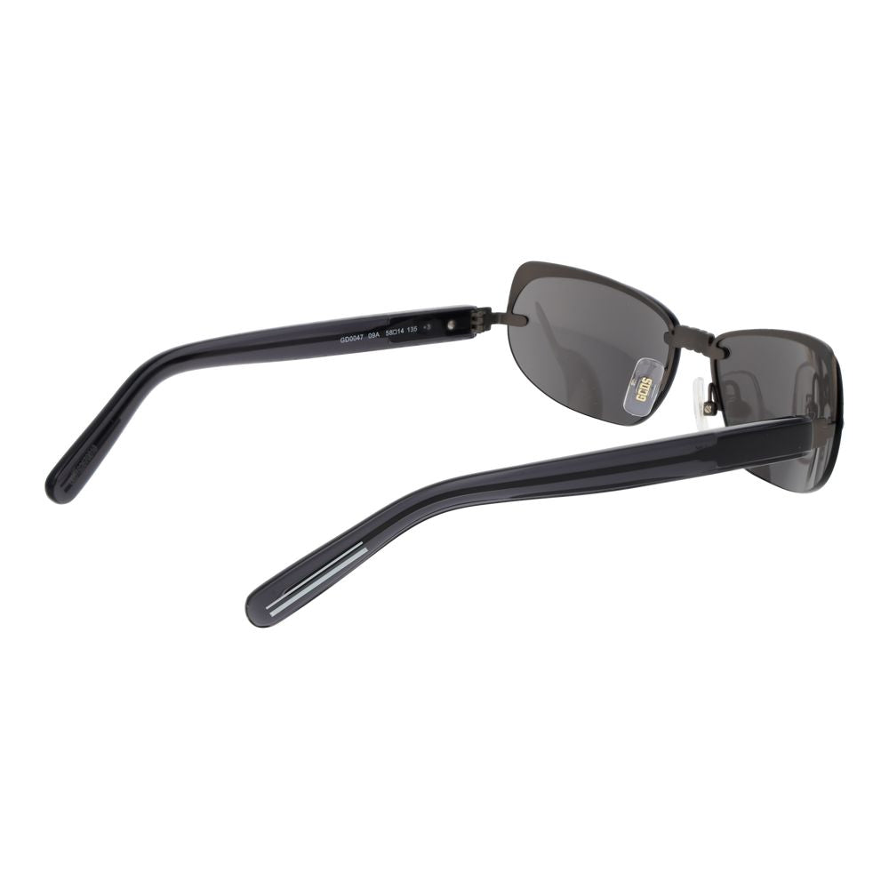 GCDS Gray Plastic  Sunglasses