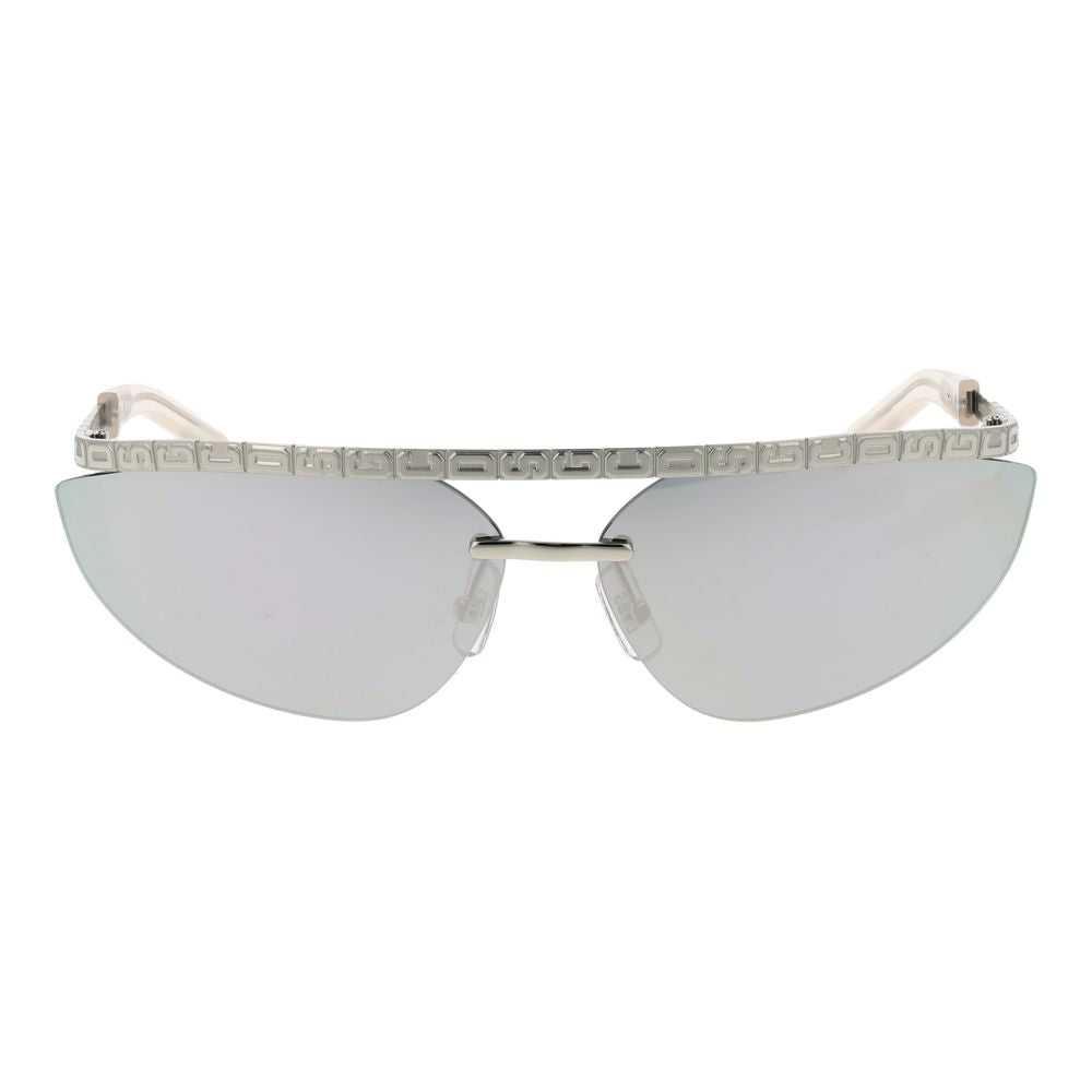 GCDS Silver Metal  Sunglasses