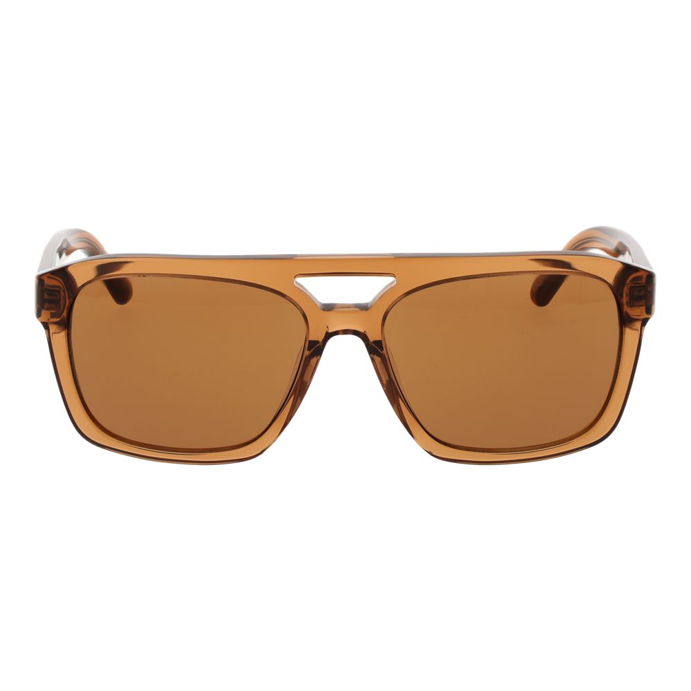 GCDS Brown Plastic  Sunglasses