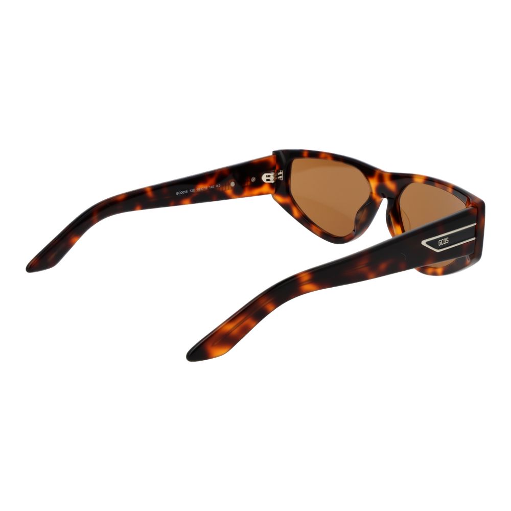 GCDS Brown Plastic Women's Sunglasses