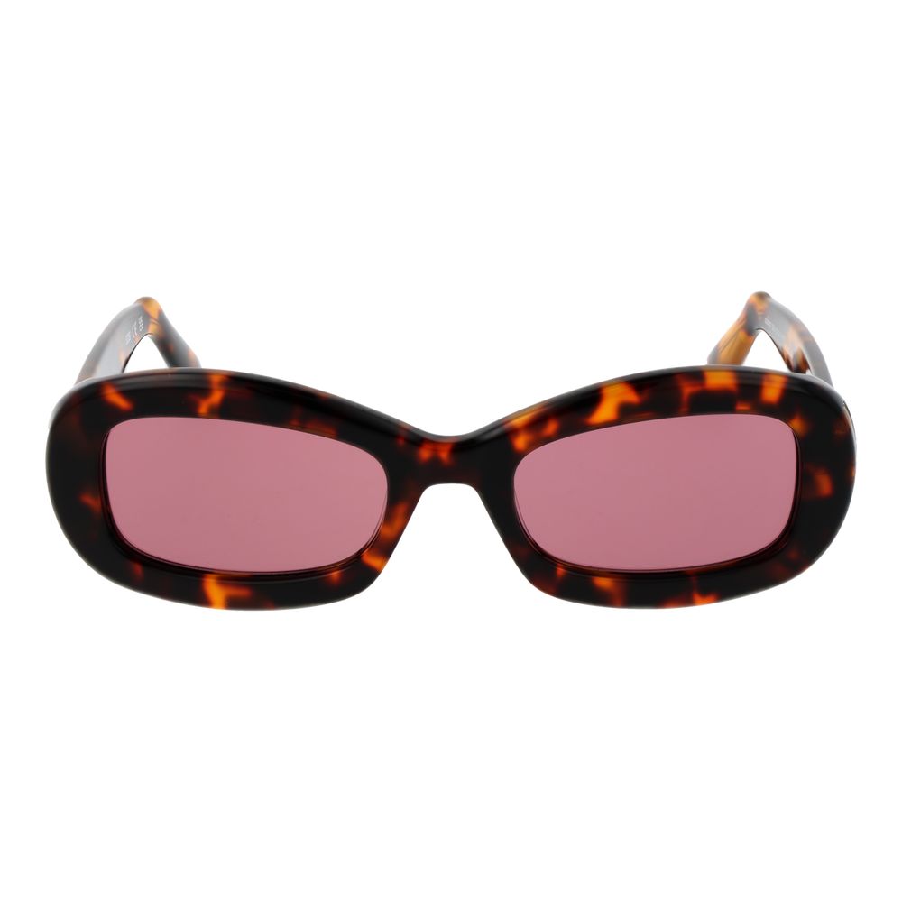 GCDS Brown Plastic  Sunglasses