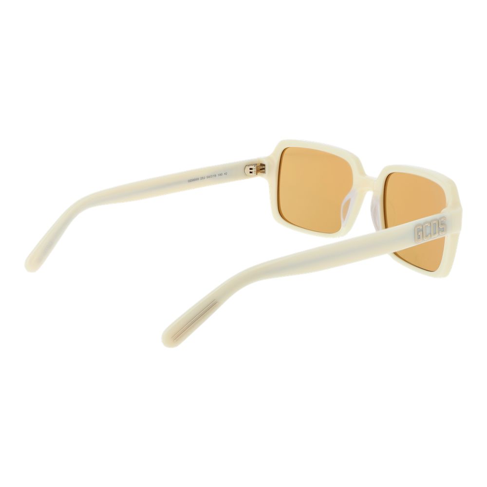GCDS Beige Plastic  Sunglasses
