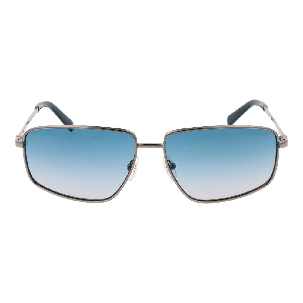 Guess Silver Metal Men's Sunglasses