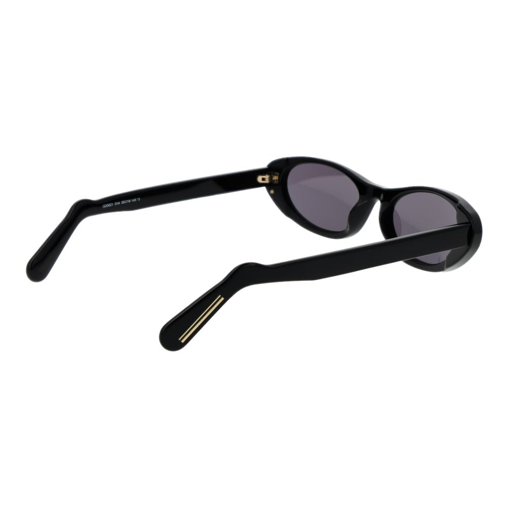 GCDS Black Plastic  Sunglasses