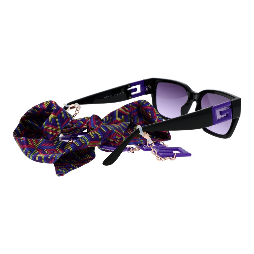 Guess Black Plastic  Sunglasses