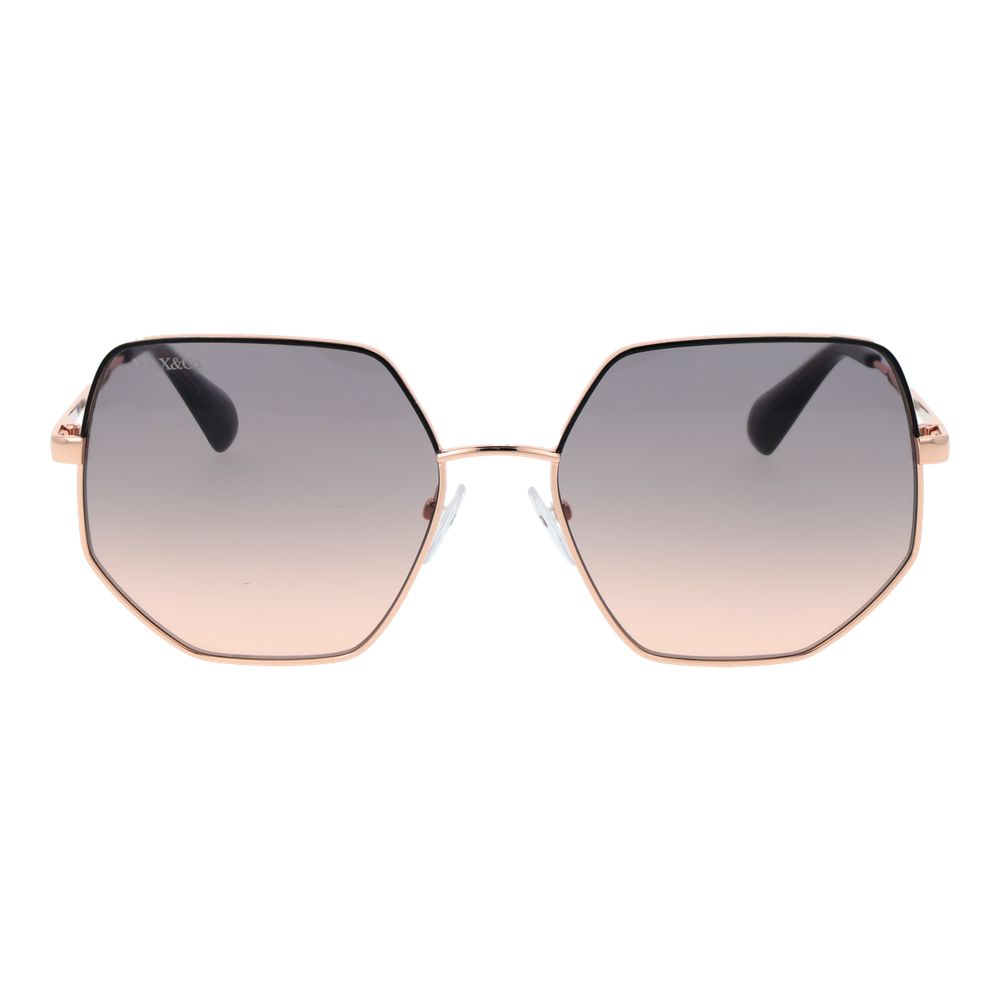 Max & Co Rose Gold Metal Women's Sunglasses